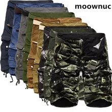 Брендовые мужские брюки карго летние короткие Качественные однотонные Jogger брюки плюс размер хлопок легкие рабочие брюки мужские