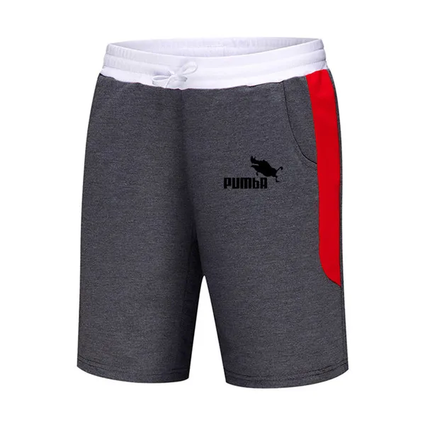 Дизайн, мужские шорты, бег трусцой, спортивные брюки для фитнеса, мужские спортивные брюки для тренировок, брендовые шорты до колен - Цвет: 115Dark Grey