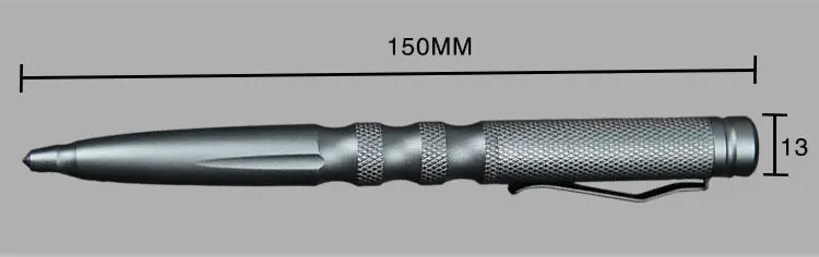 Модная тактическая ручка из алюминиевого сплава для личной безопасности, принадлежности для самообороны, инструмент для повседневного использования, шариковая ручка, Подарочная коробка, Прямая поставка