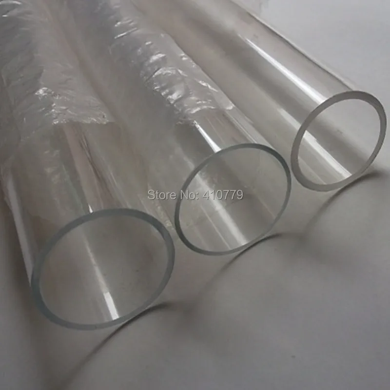 12 шт. OD35x2x1000mm высококачественные прозрачные акриловые тубы Пластиковые домашние