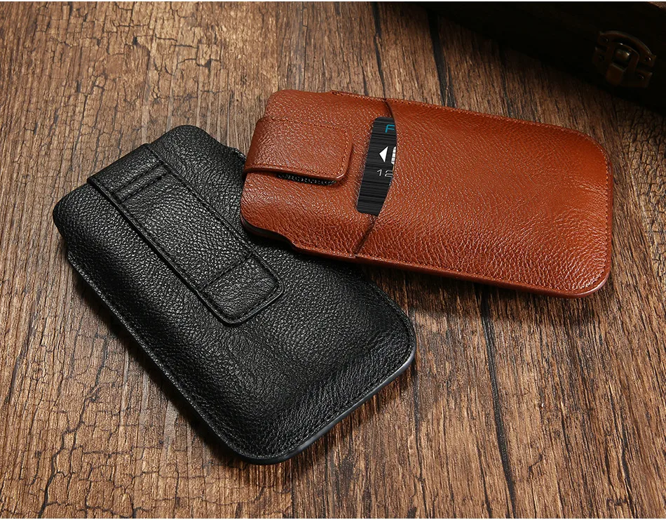 iphone 8 phone cases KISSCASE Universal Leather Wallet Belt Clip Pouch Phone Case For iPhone 11 XR 7 X 5 5S 6 6S Plus Samsung Galaxy S7 Edge S6 Cover iphone 7 plus phone cases