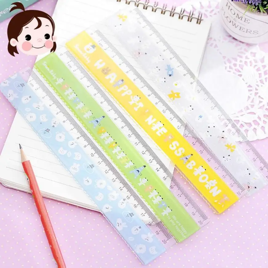 

1pc New Candy Colors Style 20cm Drawing Multifunction PVC Folding Ruler Student School Stationery Office School Supplies