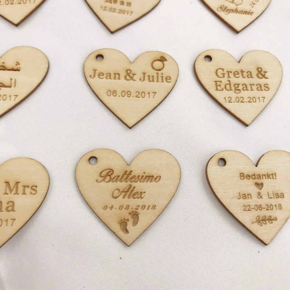 Personalized wedding favor tags rustic Bridal Shower Favor Tags thank you wedding tags   Baptism Table Decoration Candy box tags (3)