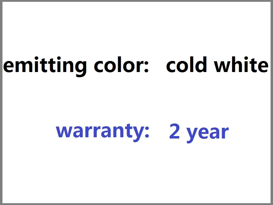 2 year (cold white) Светодиодный модуль классический ПВХ инъекций светодиодный подсветкой знак модуля DC12V SMD 5730 3 светодиодный 1,2 W IP65 70 мм(L)* 15 мм(Ш)* 7 мм(H) Алюминий - Цвет: 2 year (cold white)