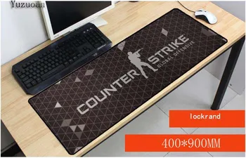 

Yuzuoan 900*400*3mm Counter Strike Free Shipping Locking Edge Large Mousepads for Cs Go LOL Mice Mat Computer Gaming Mouse Pad