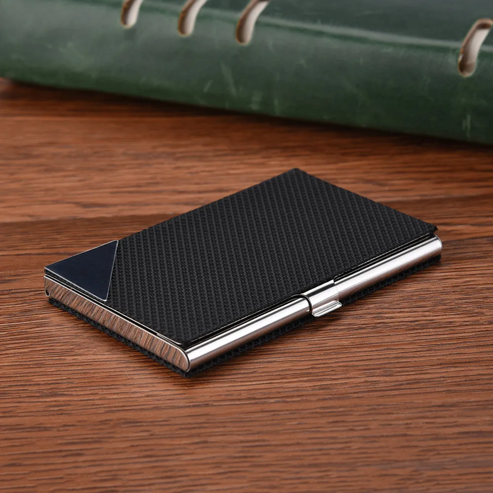 

Originality Stainless Steel Card Holder Metal Cover Credit Business Card Wallet Credit Business Card Case Porta Carte Di Credito