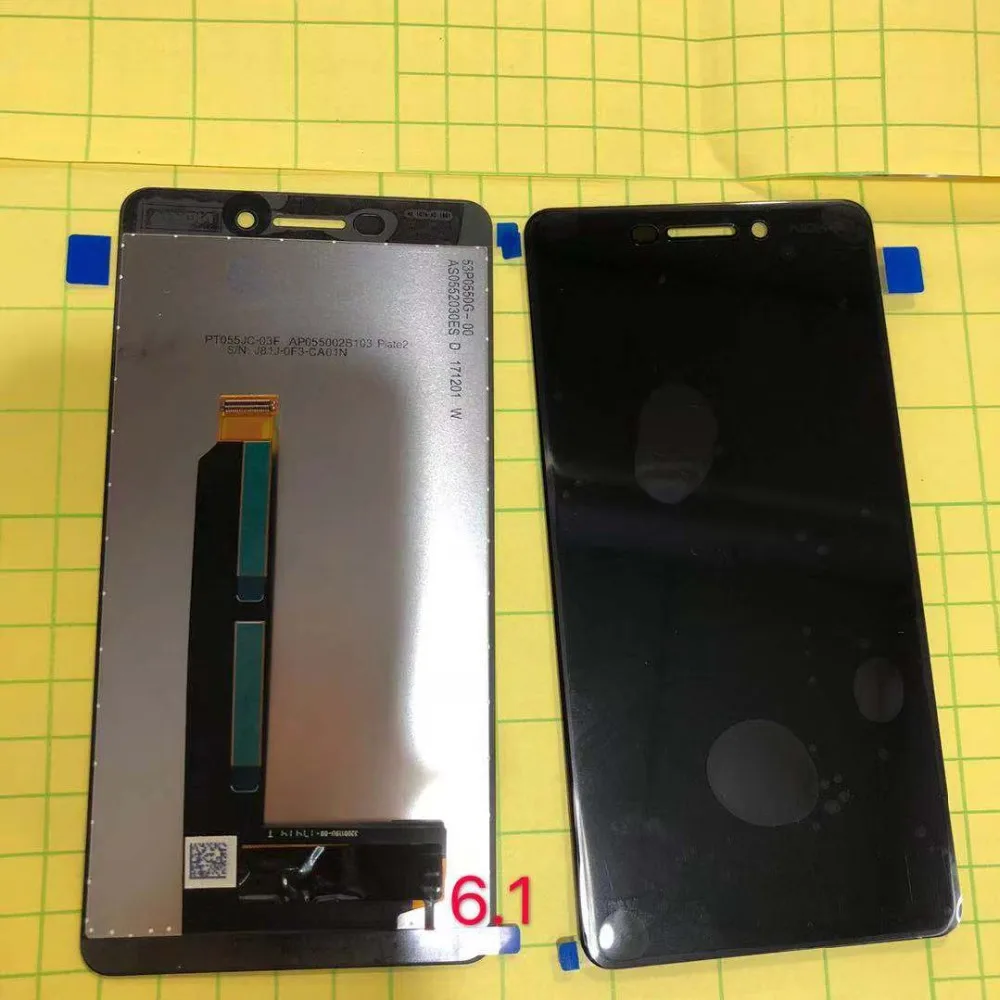 

For Nokia 6 2018 Nokia 6.1 TA-1043 TA-1045 TA-1050 TA-1054 TA-1068 LCD Display Touch Screen Glass Panel Digitizer Assembly +Tool