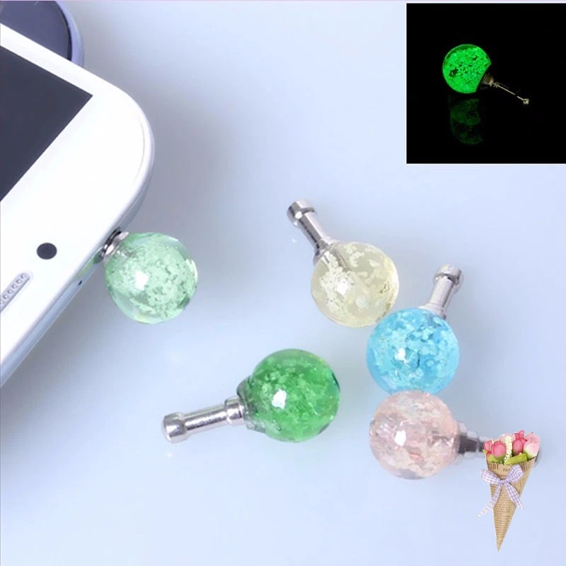 1PC Universal Headphone Dust CapMobile Phone Earphone Jack Colurful