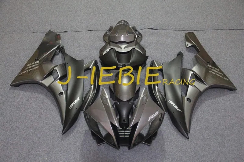 

Gray black Injection Fairing Body Work Frame Kit for Yamaha YZF 600 R6 2006-2007
