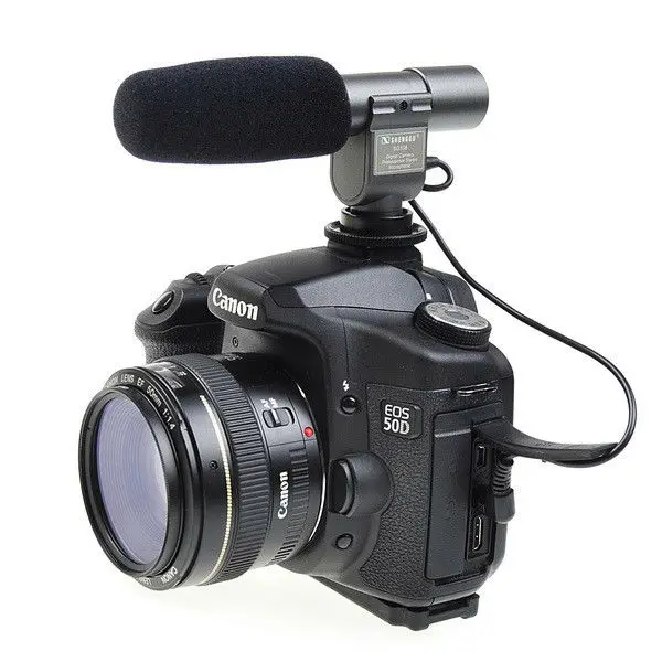 SG108 Pro DV camera Stereo Microphone for 3.5mm MIC jack canon 7D 60D