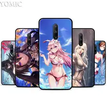 Sexy Anime Bikini Girl Silicone Case for Oneplus 7 7Pro 5T 6 6T Black Soft Case for Oneplus 7 7 Pro TPU Phone Cover