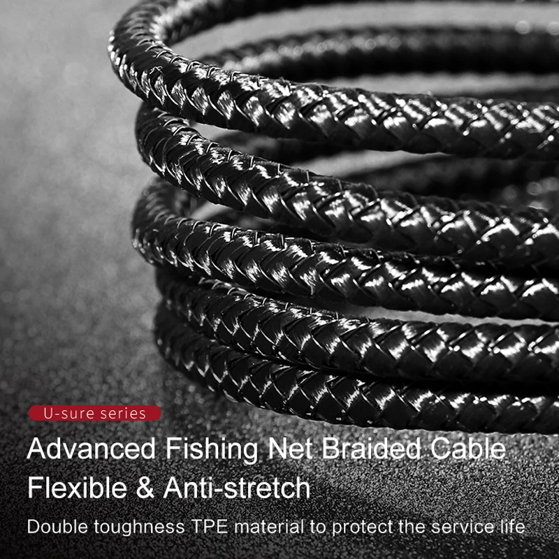 USAMS magnética Cable cable de tipo C Micro USB más rápido de carga Microusb imán cargador usb-c cable para iphone cable Samsung xiaomi