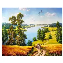 Canvas Painting By Number 40x50cm,Hobby DIY,Landscape Picture,Harvest Farm Paint By Numbers sue stein beyond amuck more hobby farm adventures