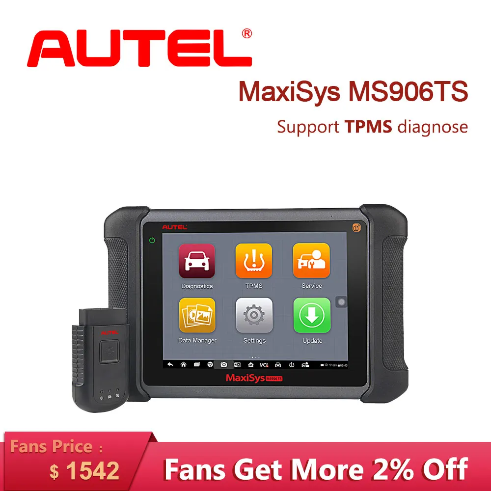 Autel MaxiSys MS906TS OBD2 инструмент диагностики авто все Системы TPMS программирования инструмент сканер программатор ЭБУ оригинального диагностики