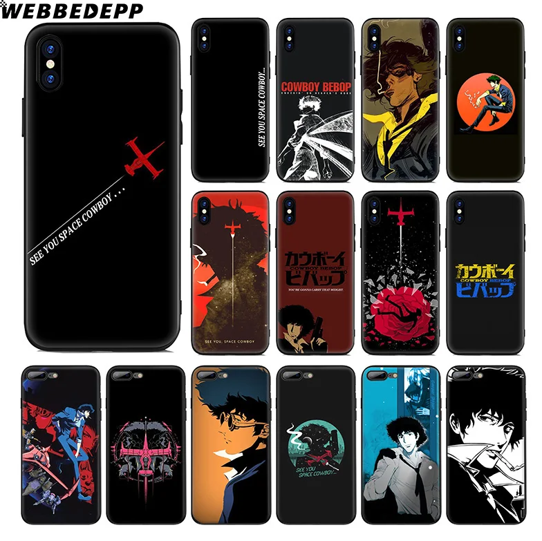WEBBEDEPP Cowboy Bebop аниме Мягкий силиконовый чехол для Apple iPhone 11 Pro Xr Xs Max X или 10 8 7 6 6S Plus 5 5S