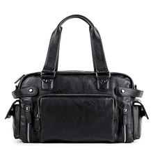 New Men Travel Bag PU Leather Men's Travel Bags High Quality Shoulder Handbag Tote Large Capacity Bags New Men Travel Bag PU Leather Men's Travel Bags High Quality Shoulder Handbag Tote Large Capacity Bags