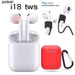 PodsAir I18tws Беспроводная Bluetooth 5,0 сенсорная гарнитура наушники ПК i16 i17 i18 i19 i20 i30 i40 i50 i60 наушники-вкладыши tws с i30