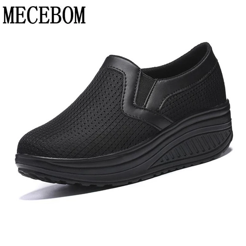 Весенние лоферы на плоской платформе Женская обувь из дышащей сетки Zapatos Mujer