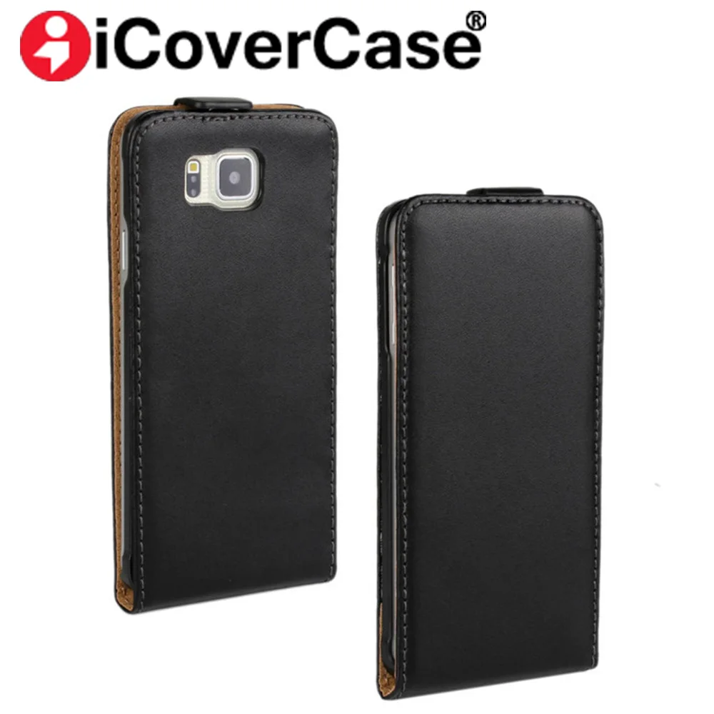 

Luxury Genuine Leather Case Flip Cover For Samsung Galaxy Alpha G850F G850T G850M G850Y G850FQ Alfa Phone Case Capa