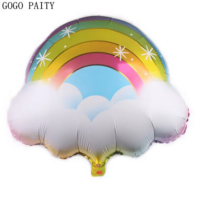 GOGO PAITY новые алюминиевые шары в форме радуги облака Детские праздничные