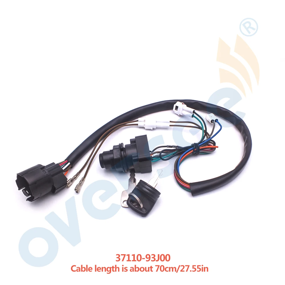 For Suzuki Outboard Parts Key switch,ignition 37110-93J00 New Style