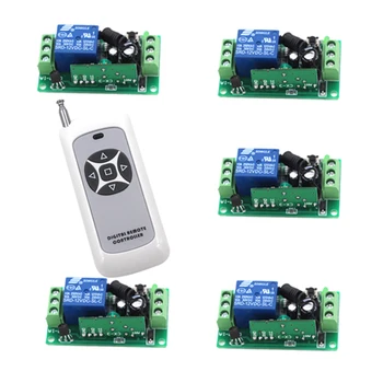 

Hot Sales DC 12V 10A 1CH 315MHZ Wireless RF Remote Control Switch Transmitter+ 5 Receiver 2016 New Free Shipping 4091