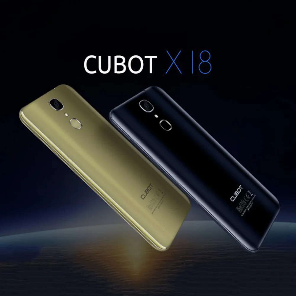 Cubot X18 телефоны Две sim карты 5 7 &quotHD + 18:9 Finger ID MT6737T четырехъядерный 3 ГБ 32 Гб Смартфон
