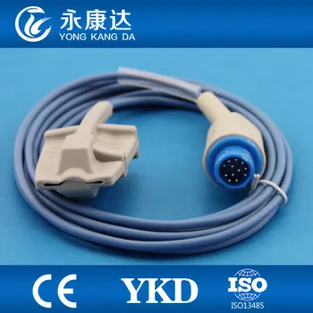 

Heart rate pulse probe for adult finger soft tip spo2 sensor , 12pin/3m