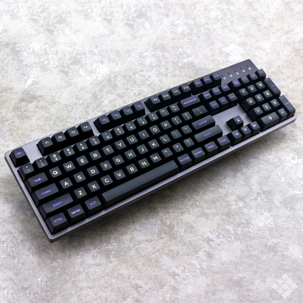 MP Midnight 120 клавиши SA PBT кейкап шрифты Cherry MX переключатели колпачки для проводной USB