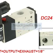 1/8 ''порты 3V210-06 DC 24 V 2 положения 3 способа Пневматический электромагнитный клапан
