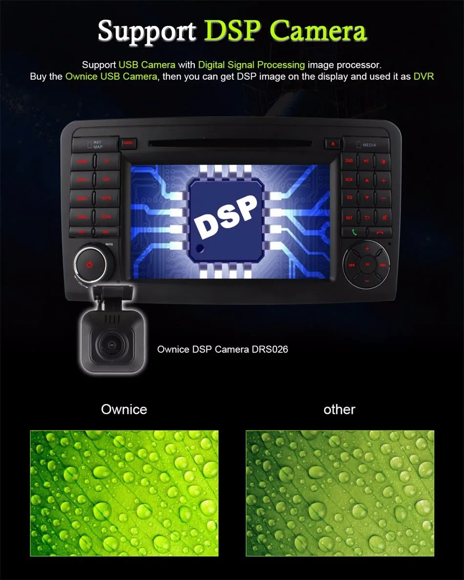 Flash Deal 1024*600 8 Octa Core 2GB RAM Android 6.0 Car DVD Player For Mercedes Benz ML GL Class W164 X164 Radio GPS Navigation 4G SIM LTE 13