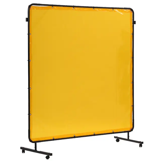 6'X6' Translucent Anti UV FR Welding Blanket Anti-UV Fire Proof Flame Retardant Vinyl Welding Screens Curtain 1