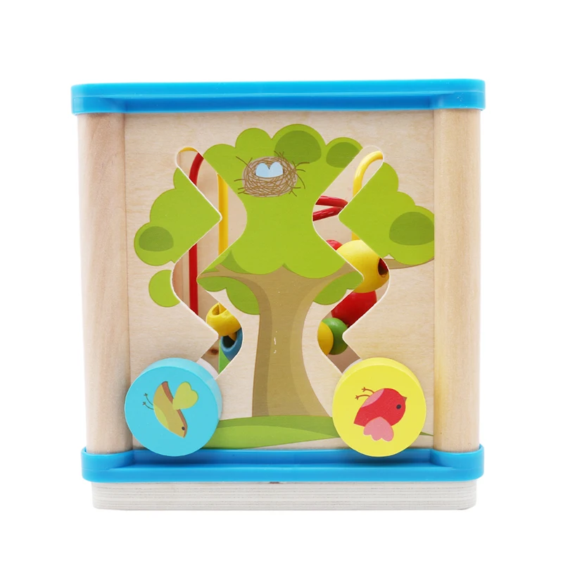 Мульти-функция деревянная Математика вокруг бисера лабиринт буквы распознавание счеты часы обучающая игрушка Развивающие игрушки для