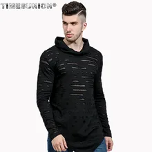 

Real Photo Shooting Personality Accumulation Led The Big Body Inverted Triangle Pendulum Men's Casual Long-sleeved T-shirt
