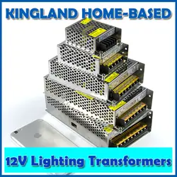 Трансформаторы DC12V Высокое качество светодиодные фонари драйвер для Светодиодные ленты Питание 60 Вт 100 Вт 200 Вт 300 Вт