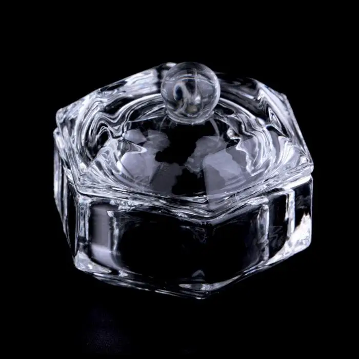 New Nail Art Acrylic Crystal Glass Dappen Dish Bowl Cup Clear Nail Tools CD88