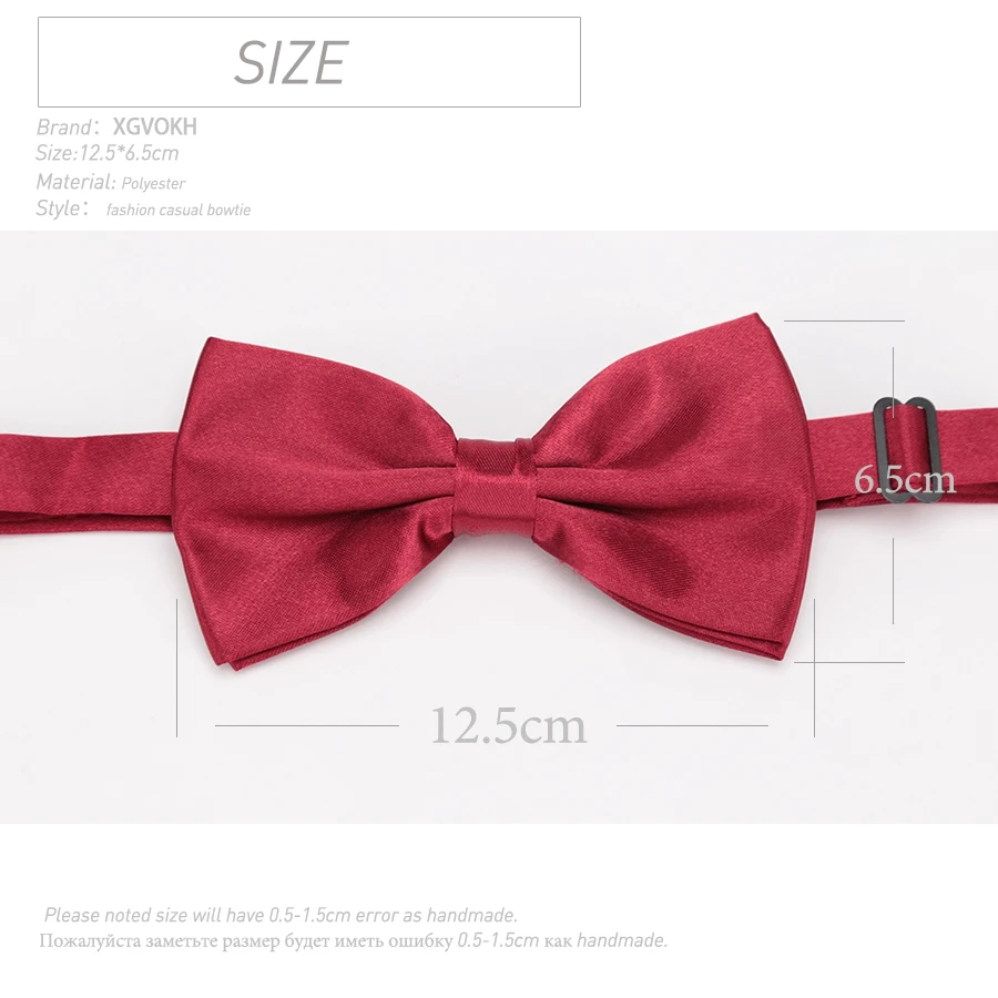New Bow Tie Men Candy Colors Fashion Wedding Party Necktie Boys Solid Bowtie Male Dress Shirt Gift  Dress Shirt Accessories