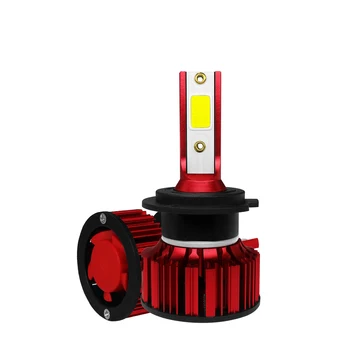 

2 X Q1-H7 LED Car Headlight Bulb 25W 3000LM 9V-36V IP68 Waterproof 6000K Cold White 200M Light Range 360 Degree Beam All In One