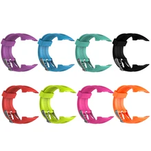 Резиновый ремешок для часов на замену часы ремешок с пряжкой из нержавеющей стали для Garmin Forerunner 10/15 мужской выпуск