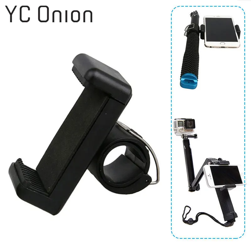 

Phone Monopod Catch Clip Lock Bracket for Gopro Hero 7 6 5 4 3+ Xiaomi Yi SJCAM SJ4000 Selfies Action Camera Accessories