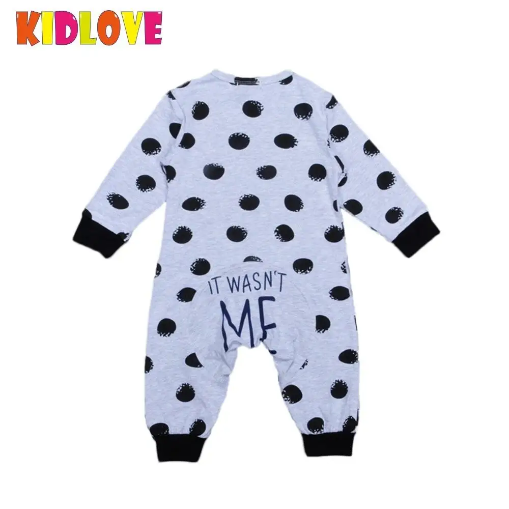KIDLOVE Fashion Baby Long Sleeve Dot Jumpsuit Toddler Infant It Wasn't