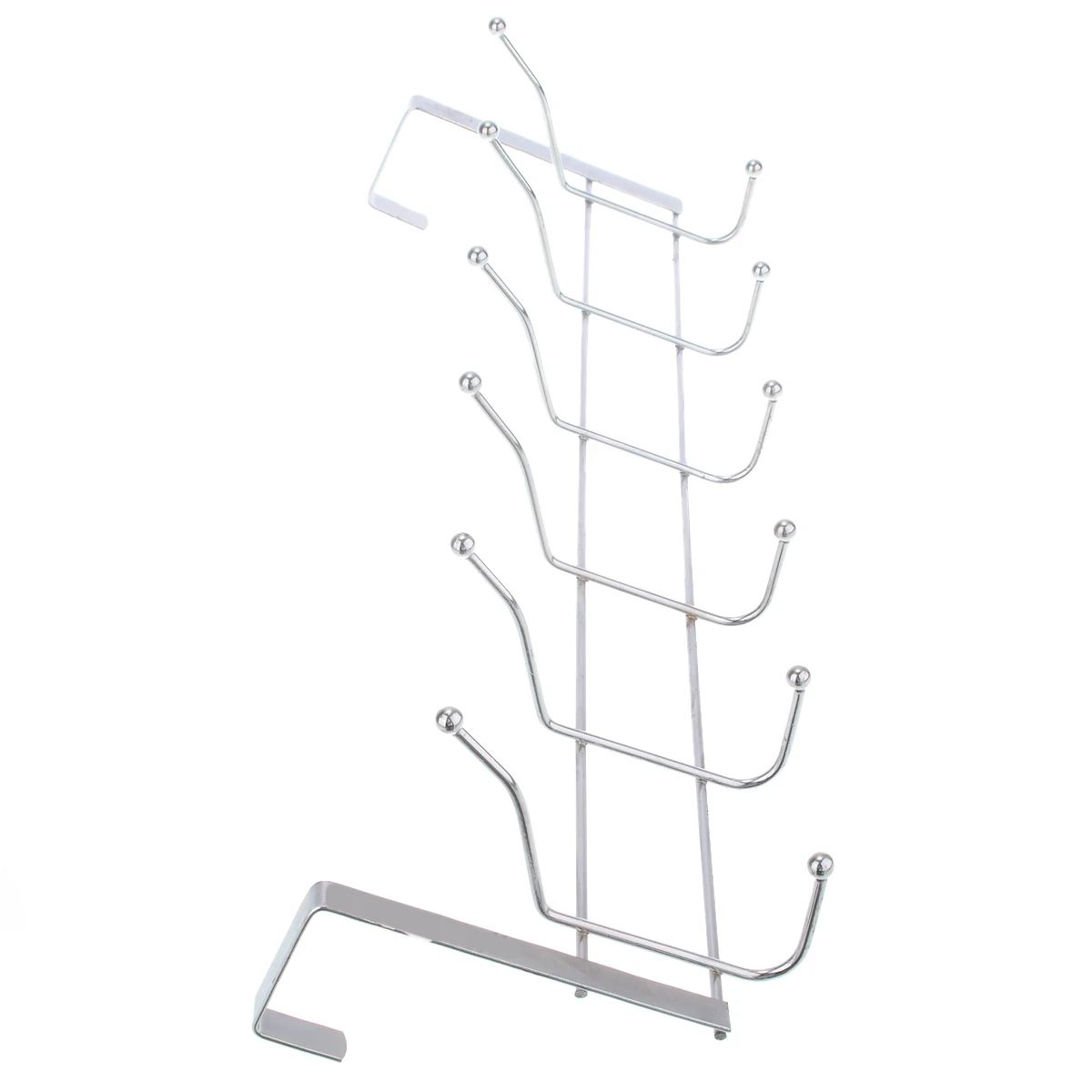 Over Door Hanger Coat Hat Clothes Bag Rack Wardrobe Wall Organizer 12 Hooks For Kitchen Room Storage Supplies