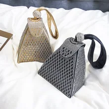 Весенняя Новинка, известный бренд, сумочка, Модный маленький женский клатч для вечеринки с бриллиантами, дизайнерские женские сумки для телефона