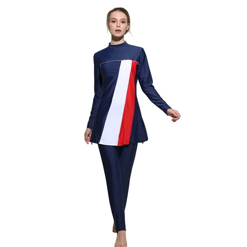 islamico donne Hijab costumi da bagno copertura completa Swimwear Musulmano nuoto Beachwear