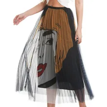 Faldas Mujer Moda летняя модная новая юбка Женская Повседневная свободная повседневная юбка в складку jupe femme 40