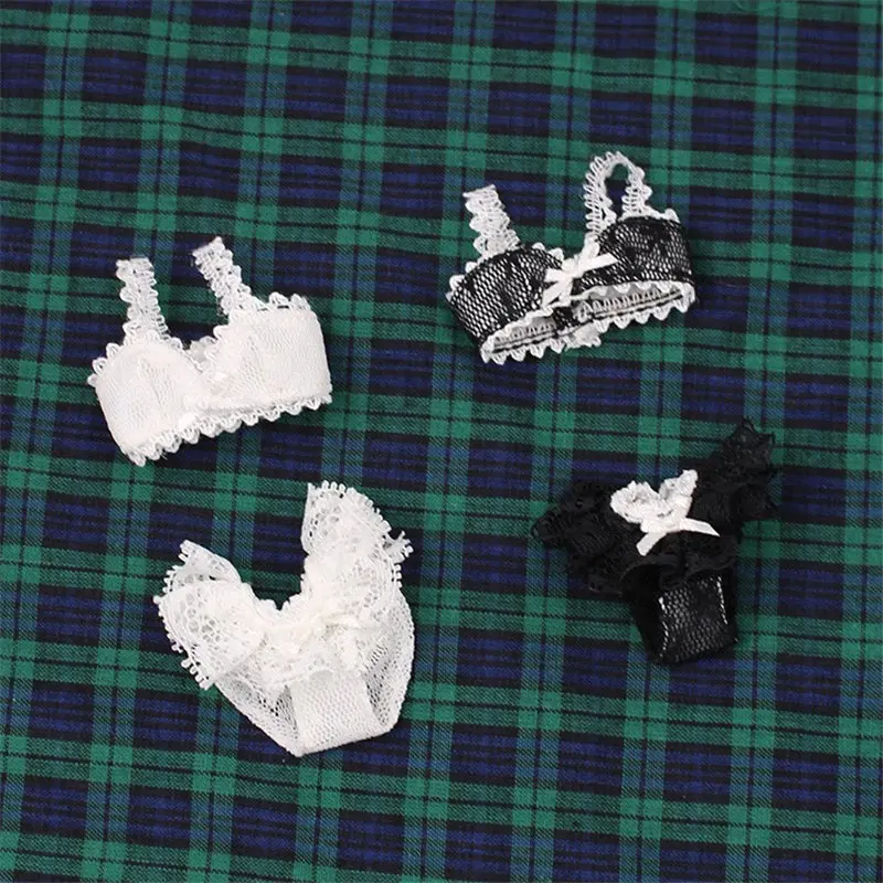

Fortune Days 1/6 doll clothes Black white lace underwear set suitable blyth doll ICY DBS doll