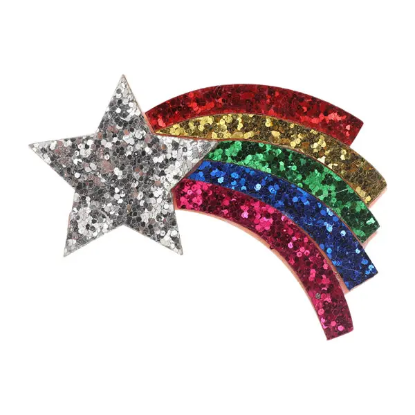 InSowni 1 шт. блестящие заколки-Аллигаторы для волос заколки для маленьких девочек - Цвет: Rainbow