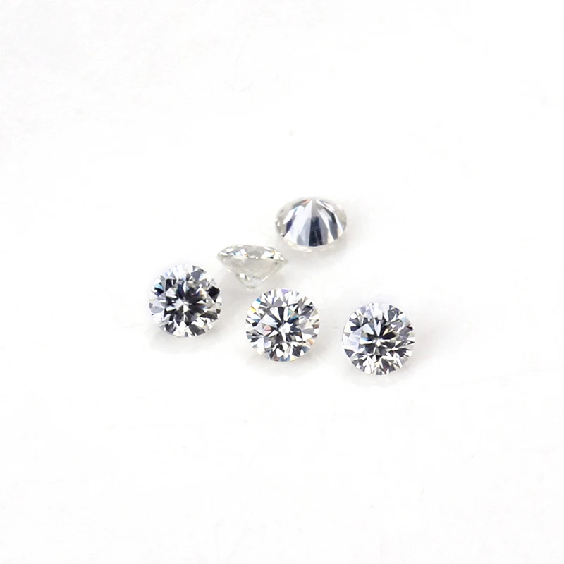 GH Color 10pcs/pack Test Positive 2.5mm Round Brilliant Cut Moissanites Loose Gems Stone Beads for Jewelry Making GH Color 10pcs/pack Test Positive 2.5mm Round Brilliant Cut Moissanites Loose Gems Stone Beads for Jewelry Making
