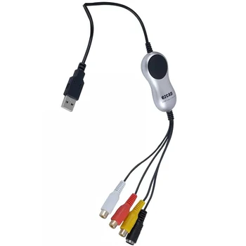 

Video capture card audio recorder, convert analog audio video to digital format via pc for windows 7 8 10 with edit software