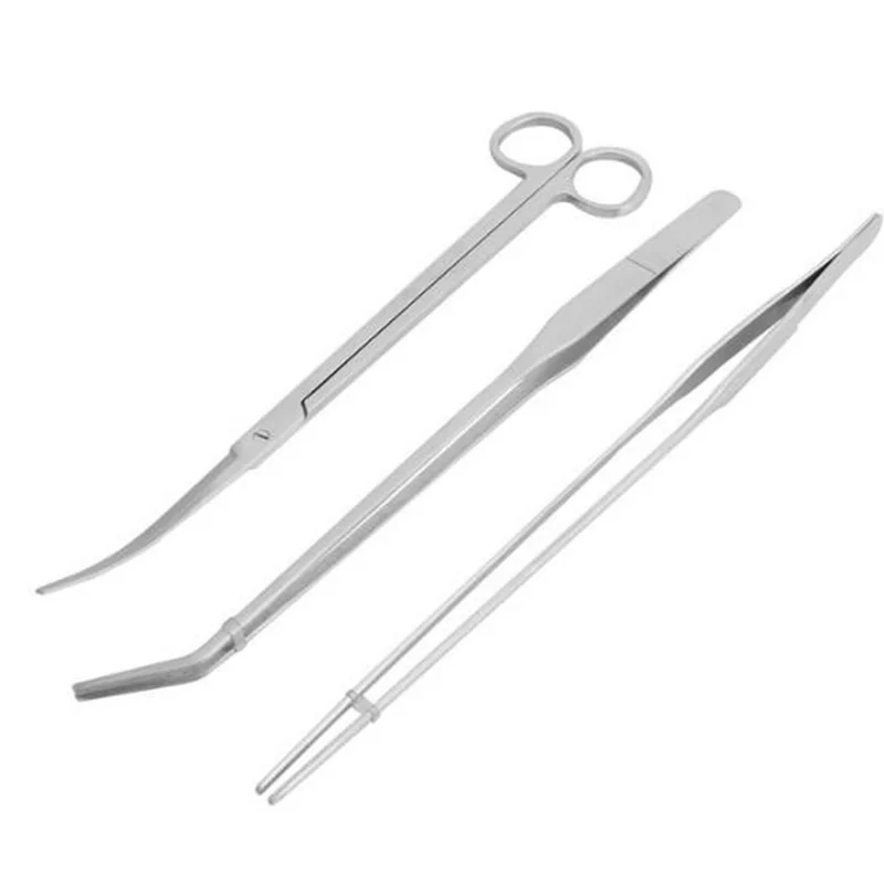 Professional Aquarium Maintenance Tools Kit Fish Tank Cleaner Tweezers Scissors For Live Plants Grass Fish Aquarium Accessories3